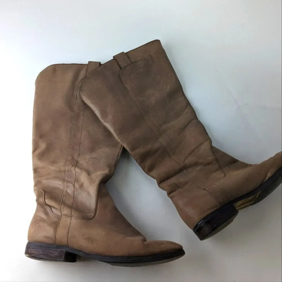 Franco Fortini Tall Leather Riding Boots- 11 - Picture 1 of 7